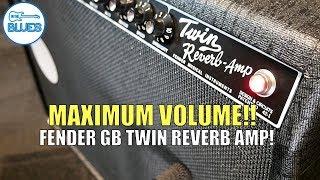 A Fender Twin Reverb Amp on Maximum Volume!