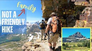 Scariest Hike in Glacier National Park? On the Edge of Mt Reynolds in 4K!