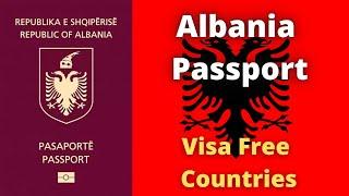 Albania Passport Visa Free Countries (2023)