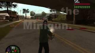 GTA SA minigun cheat