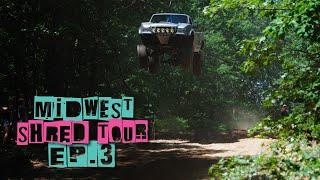 PRERUNNERS SEND IT ON HUGE JUMP IN THE FOREST + BUYING THE MANX // MIDWEST SHRED TOUR // EP. 3