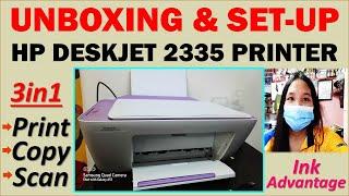 Unboxing and Set Up of HP Deskjet 2335 | Ink Advantage