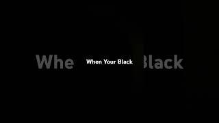 When Your black And can’t see your self On camera