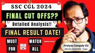 SSC CGL 2024 - Expected Final Cut Offs -All Posts & Result Date ! Made For SSC