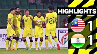 Malaysia 1-1 India | Highlights & All Goals | Friendly Match 2024 | Malaysia vs India