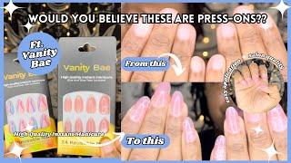 Vanity Bae Press On Nails | Tutorial + Review - High-Quality Nails | Brittney Yvonne