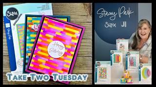 Take 2 Tuesday Class featuring Sizzix Layering Stencils by Stacey Park & Jacquard Metallic Inks