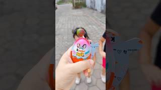 kinder Joy vs lollipop #shorts#trendingshorts