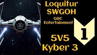 SWGOH GAC 3v3 M01: LV, Leia, Gungan, Malgus, etc.  SECRET LEVEL EPISODE 5 BEST ANIMATION EVERRRR