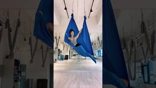 1초만에 인어되기 ‍️ #플라잉요가 #aerialyoga #flyingyoga