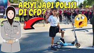 ARSYI PAMER BISA NAIK SCOOTER KE POLISI‼️TERNYATA PENGEN JADI POLISI⁉️ PART 2