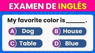 Examen de INGLÉS ️ - ¿Puedes completar estas Oraciones? 