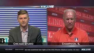 Bill Cubit Preps for 1st Game as Illinois Coach - BTN Live