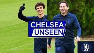 The best bit of today's training Chelsea  are back at Cobham!!.....Chelsea unseen