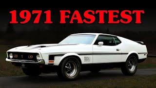 Top 10 FASTEST Muscle Cars of 1971