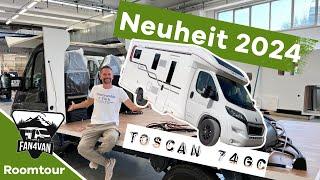 Wohnmobil Neuheiten 2024 - Giottiline 74GC Roomtour & WerkBesichtigung