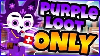 Purple Loot Only  CHALLENGE in Super Animal Royale