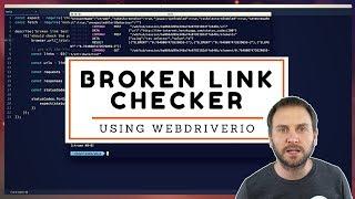 Check Broken Links in WebdriverIO