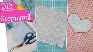 Steppstoff selber herstellen | Stoff quilten | Steppstoff selbermachen  Nähanleitung | mommymade