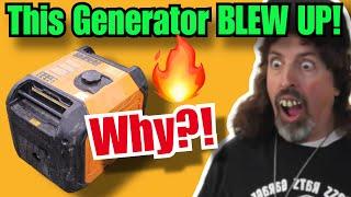 What Caused This Generator To BLOW UP?!