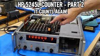 HP 5245L Nixie Counter - Part 2: Repairing the king of Nixie frequency meters