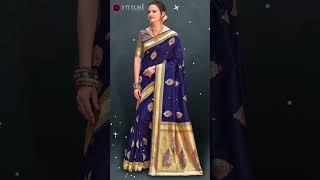 Unleashing the Elegance of Blue Silk Sarees | #sttylme #sareestyle #fashiontrends