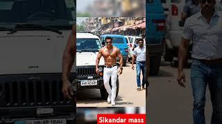 Sikandar mass action film | fans poster | Salman Khan | #bollywood #sikandar #shorts