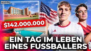 Ein Tag im Leben eines College-Fußballers!