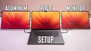 Must Have Oiiwak 16 inch Portable Triple Monitor For MacBook Pro