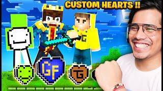 Minecraft But You Can Craft YOUTUBER's HEART !!