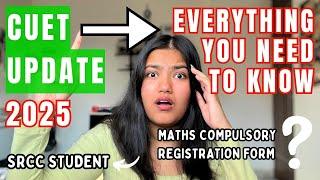 CUET 2025 UPDATE: Math Compulsory for BCom? Don’t Fill the Form Before Watching This | Ananya Gupta