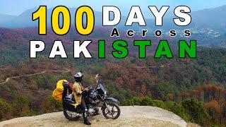 100 Days Solo Motorcycle Tour Across PAKISTAN  | Muhammad Abdullah