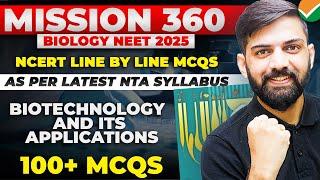 Top 100 MCQ Biotechnology and its applications NCERT Based | NCERT Based Biology MCQ NEET 2025