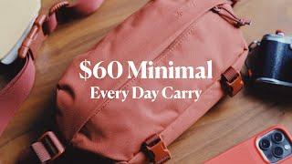 The best MINIMAL EDC of 2020 [Every Day Carry] - Moment Fanny Sling Review