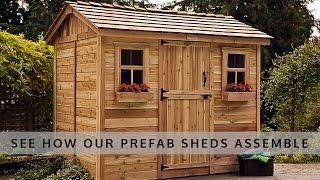 Prefab Shed Kits - Easy to install OLT shed kits!  Tool Sheds