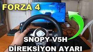 FORZA HORİZON 4 SNOPY V5H DİREKSİYON KONTROL AYARLARIM