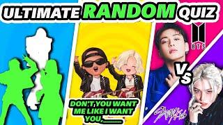 The Ultimate RANDOM Quiz  Random Rules, Ultimate Showdown - Kpop Quiz 2025