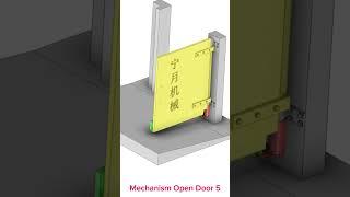 Mechanism Open Door 5 #mechanisms #machine