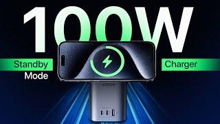 The BEST Charger For Standby Mode in iOS 17 - UGREEN Nexode 100W Charge