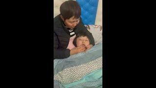 My grandmother is afraid of her getting sick. She said that seeing her sick is more distressing tha