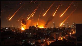 5 minutes ago! Israel's Tel Aviv city hit by thousands of Iranian cruise missiles