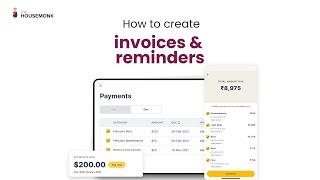 Invoices & reminders | TheHouseMonk Module 4