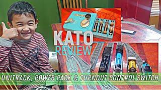 Kato Unitrack Turnout Switch & Power Pack - HO Scale Model Railroad Review