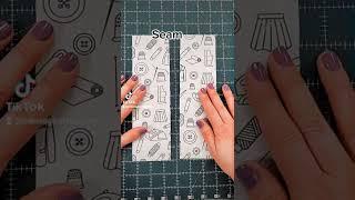 Learn Basic Sewing Terms!  #sew #sewingforbeginners #sewing