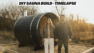 DIY off-grid sauna build | Start to finish TIMELAPSE