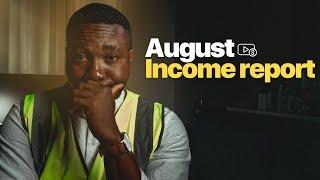 How much I made in August from Adsense:Income Report