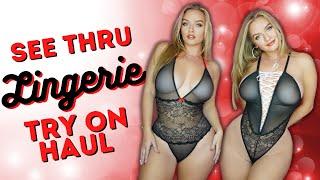 See Thru Lingerie Try On Haul from Evolved World | Badd Angel Lingerie Try On Haul Review