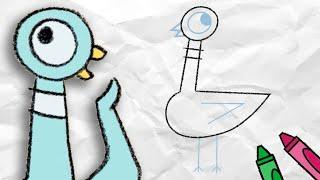 How to Draw The Pigeon | Drawing Videos For Kids ️ | Mo Willems Workshop