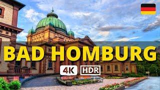  BAD HOMBURG Germany - Walking Tour through the OLD TOWN (4K 60fps UHD) 