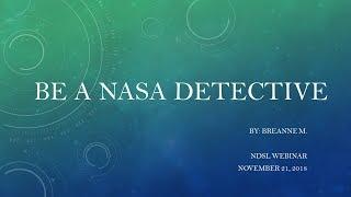 Be a NASA Detective